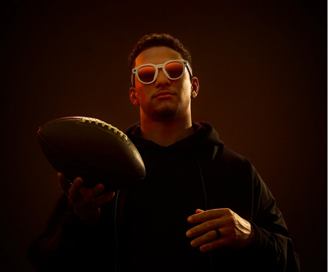 Смарт-очки Oakley Meta HSTN Warm Grey Lens color: Prizm™ Ruby